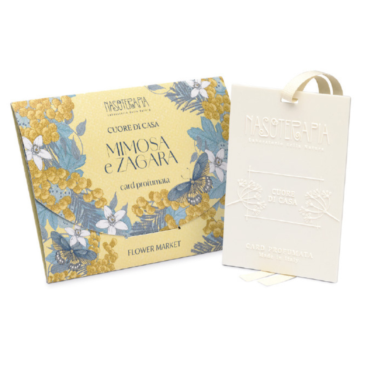 Nasoterapia Card Profumata Cuore Di Casa - Mimosa & Zagara  