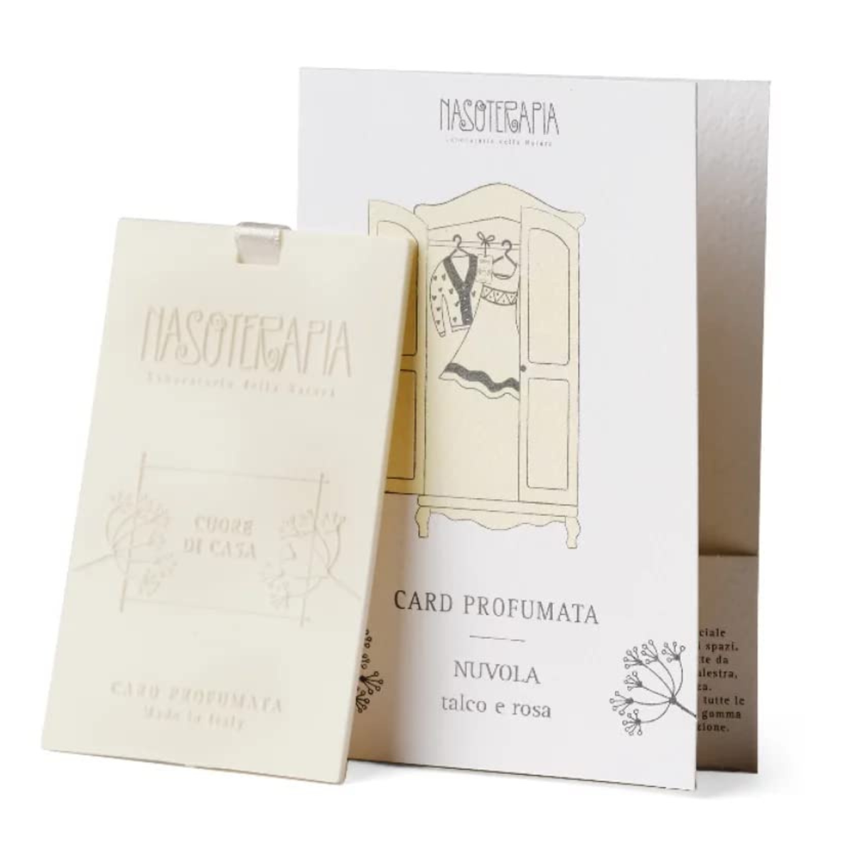Nasoterapia Card Profumata Nuvola – Talco E Rosa  