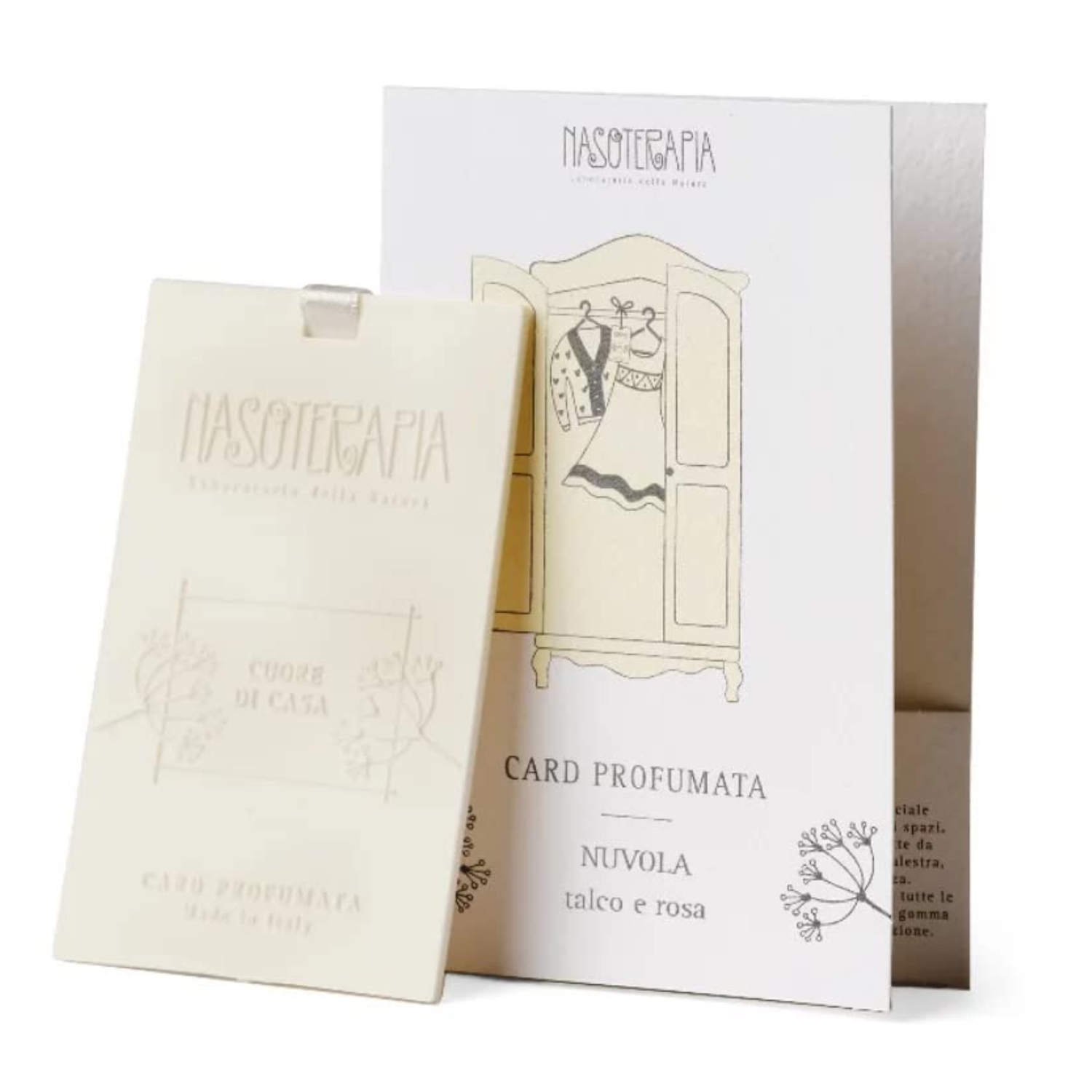 Nasoterapia Card Profumata Nuvola – Talco E Rosa