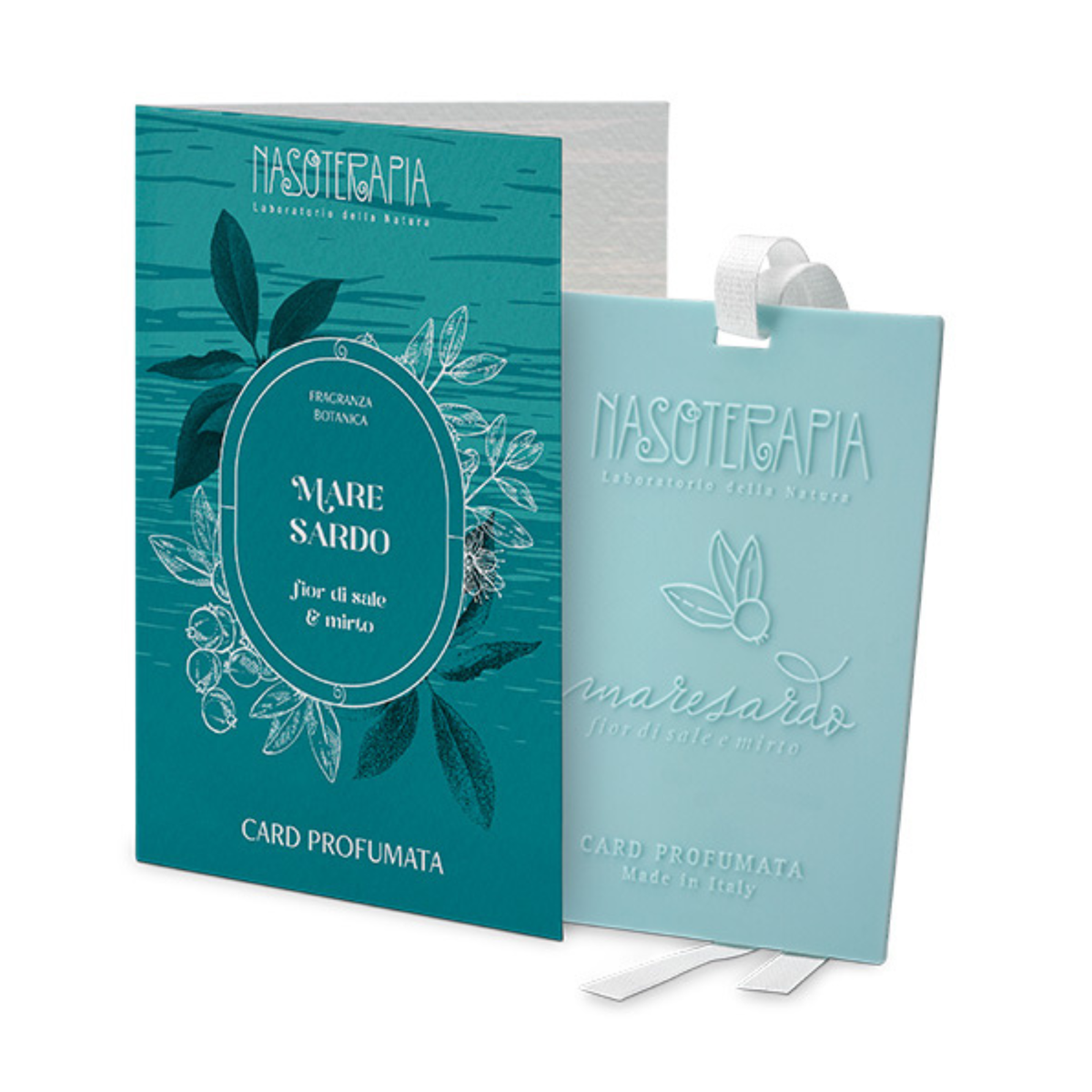 Nasoterapia Card Profumata Mare Sardo - Fiori di Sale e Mirto  