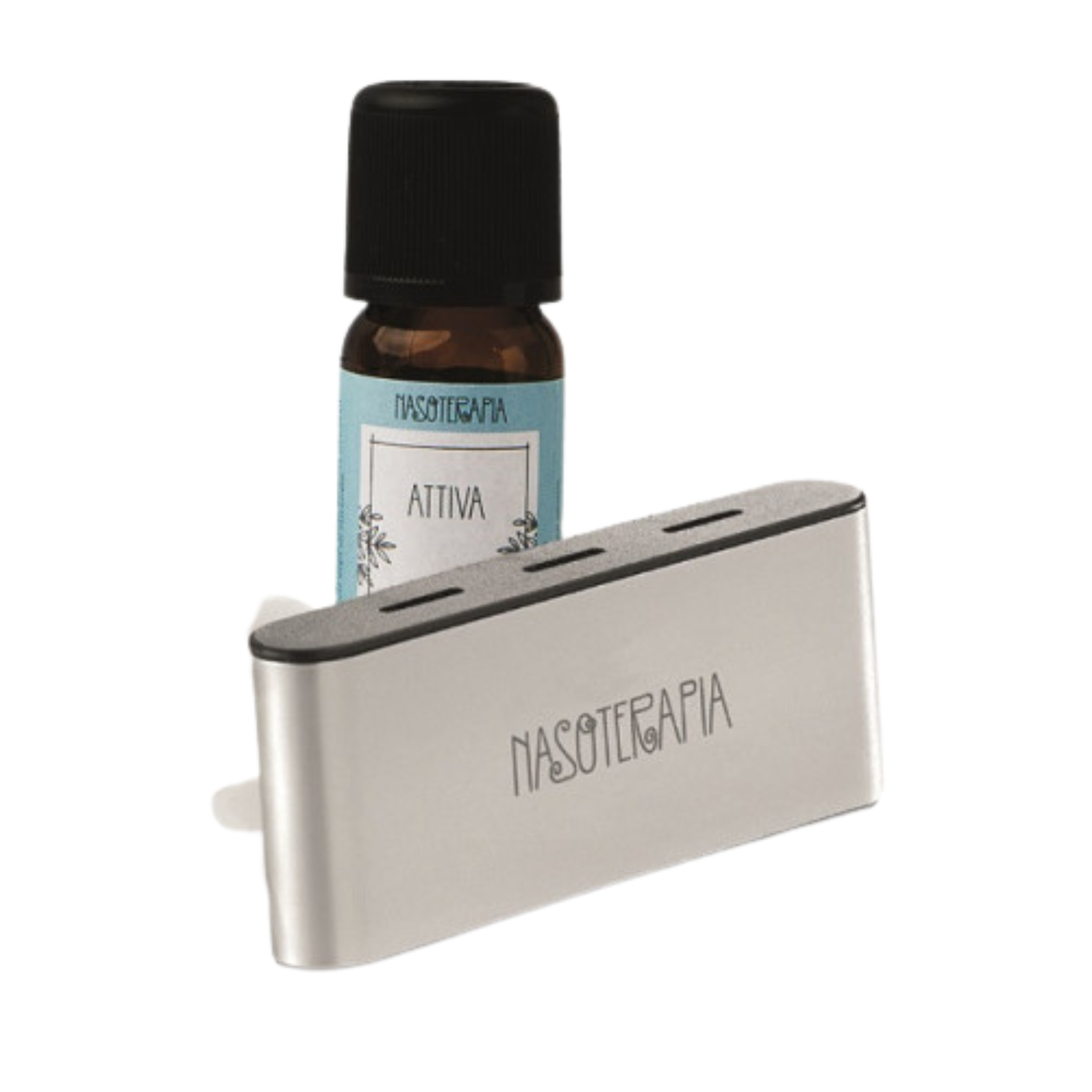 Nasoterapia Diffusore Auto Argento Con Sinergia Attiva