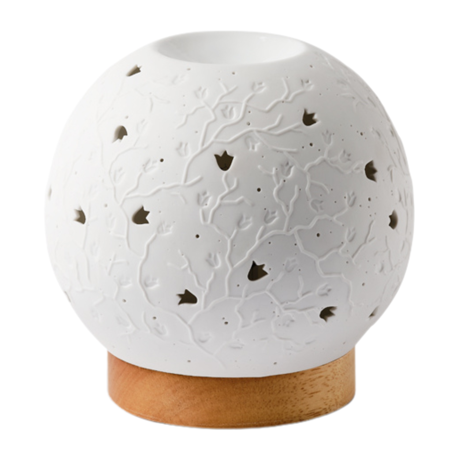 Nasoterapia Diffusore Elettrico Per Oli Essenziali In Ceramica E Lampada - Iris
