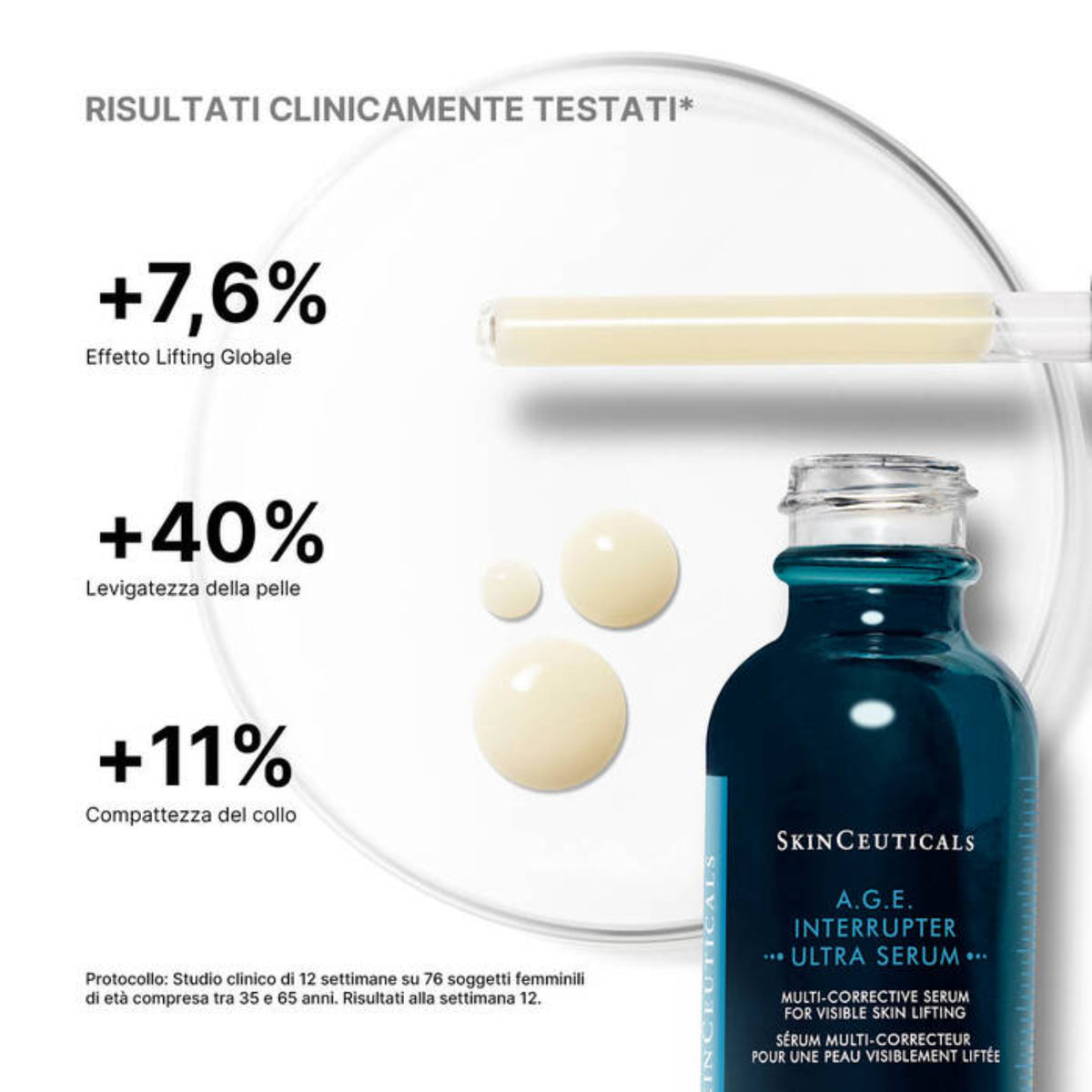 SkinCeuticals A.G.E. Interrupter Ultra Serum | Siero Viso Rassodante Effetto Lifting | 30ml 4 