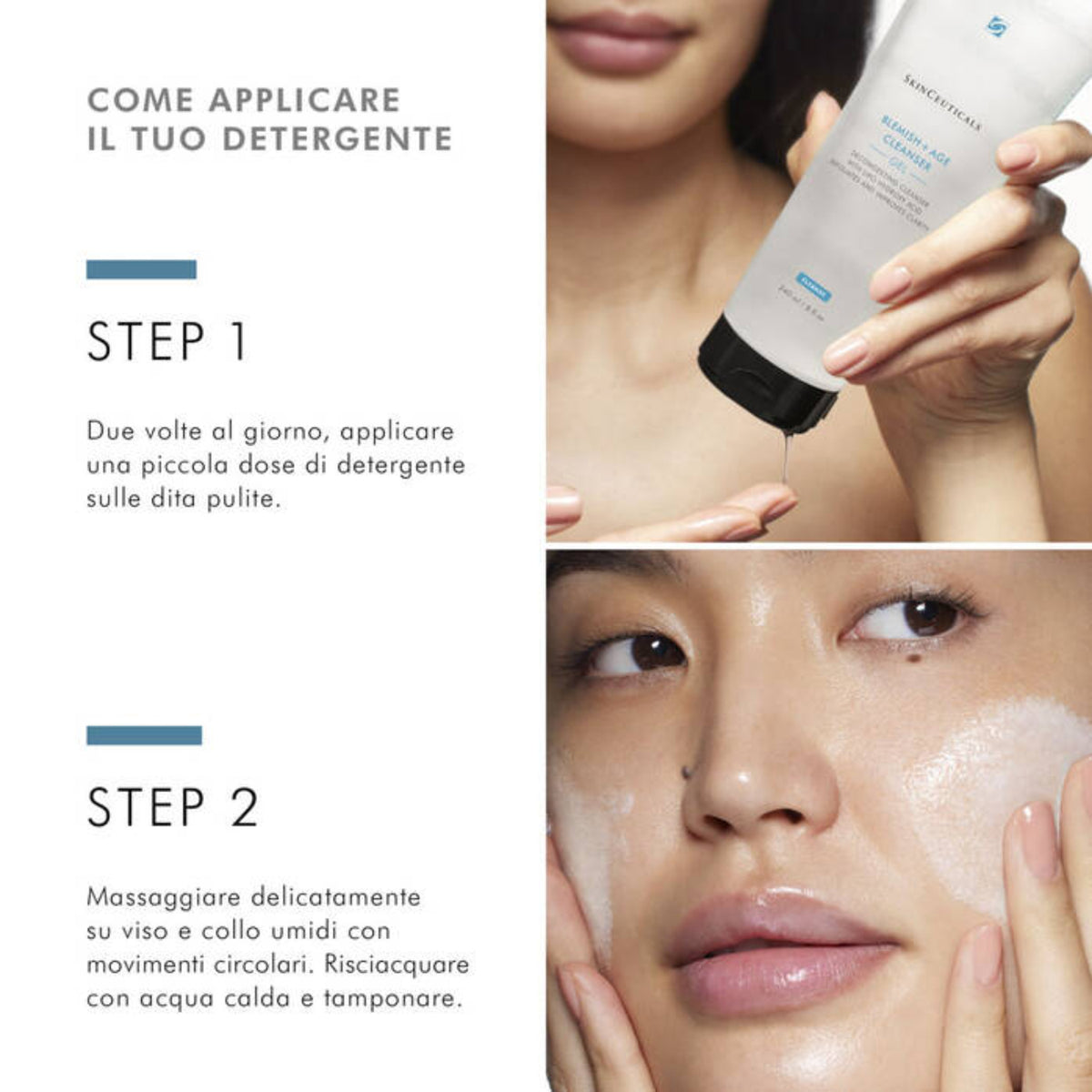SkinCeuticals Blemish + Age Cleanser | Gel Detergente Viso Esfoliante Pelle Grassa Acneica | 240ml 4 