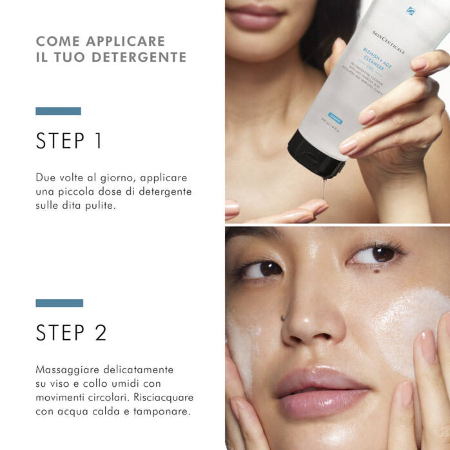 SkinCeuticals Blemish + Age Cleanser | Gel Detergente Viso Esfoliante Pelle Grassa Acneica | 240ml 4