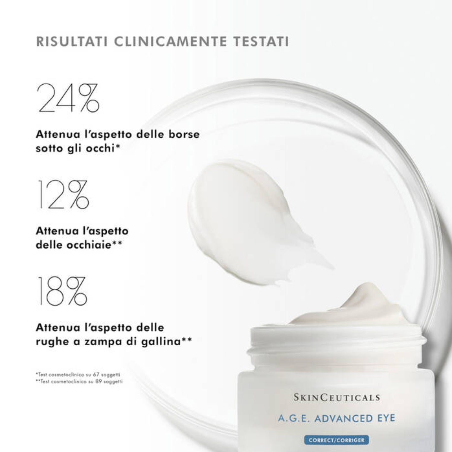 SkinCeuticals A.G.E. Advanced Eye | Crema Contorno Occhi Anti-Rughe Occhiaie Borse | 15ml 3