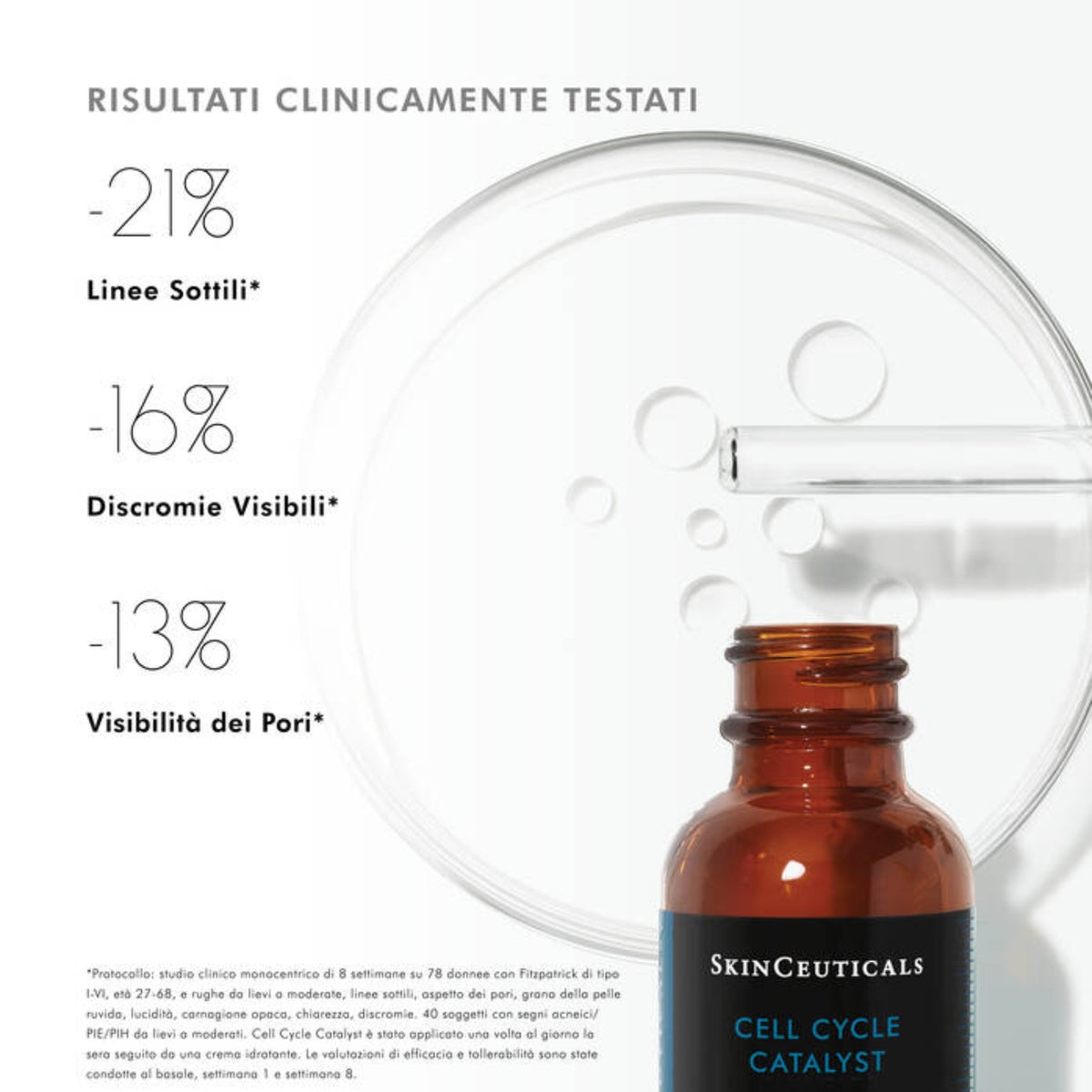 SkinCeuticals Cell Cycle Catalyst | Siero Viso Esfoliante Multi-Acidi Soft Peeling | 30ml 10 
