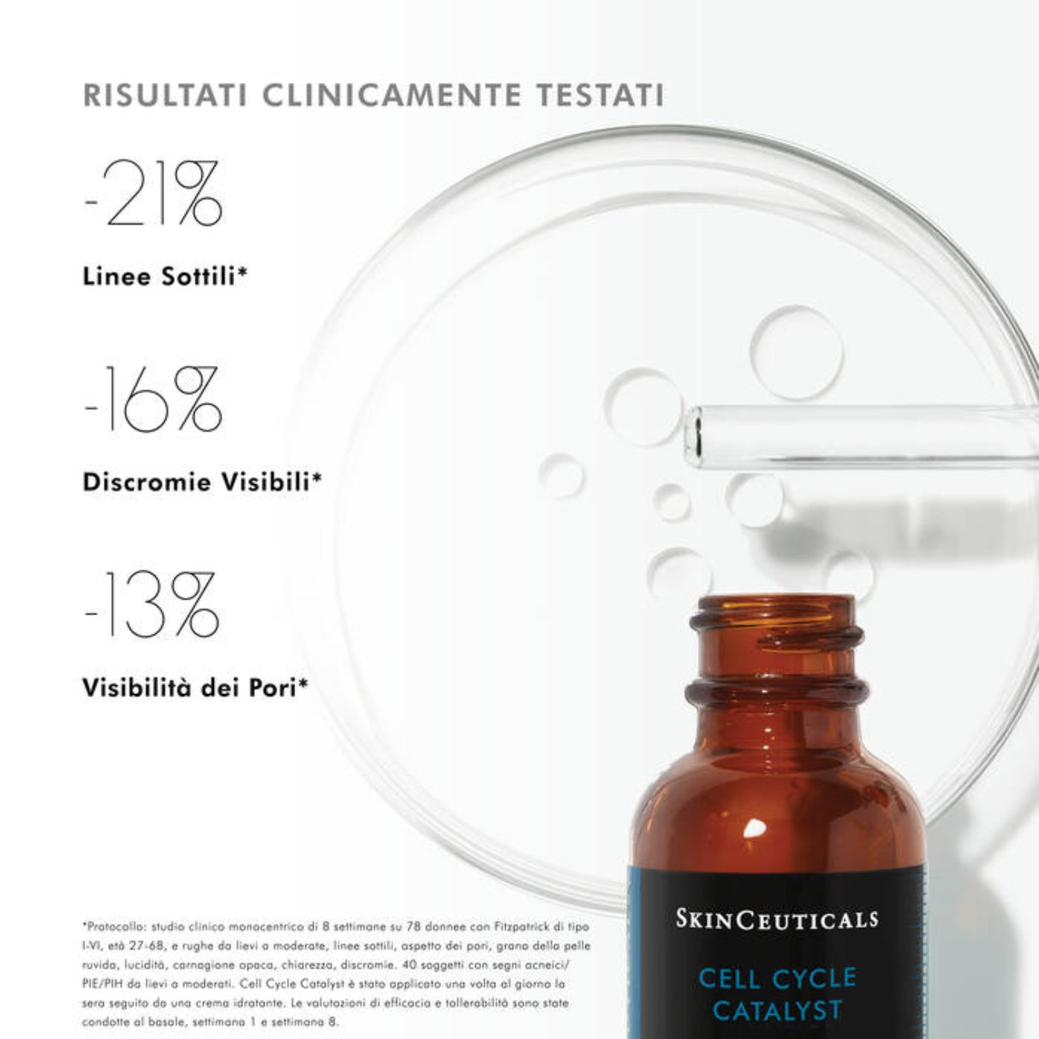 SkinCeuticals Cell Cycle Catalyst | Siero Viso Esfoliante Multi-Acidi Soft Peeling | 30ml 10