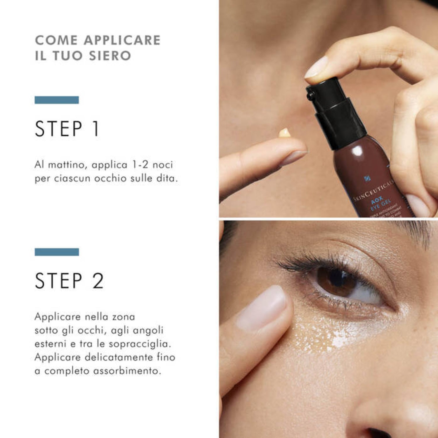 SkinCeuticals AOX+ Eye Gel | Siero Contorno Occhi Vitamina C Anti-Occhiaie Borse | 15ml 5