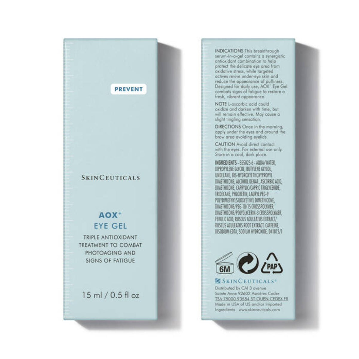 SkinCeuticals AOX+ Eye Gel | Siero Contorno Occhi Vitamina C Anti-Occhiaie Borse | 15ml 8 