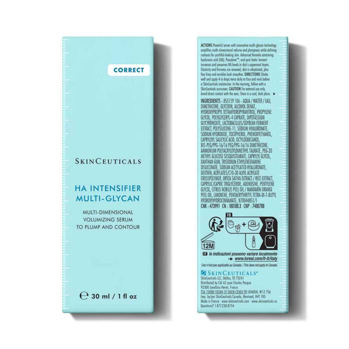 SkinCeuticals HA Intensifier Multi-Glycan | Siero Viso Acido Ialuronico Rimpolpante | 30ml 10 