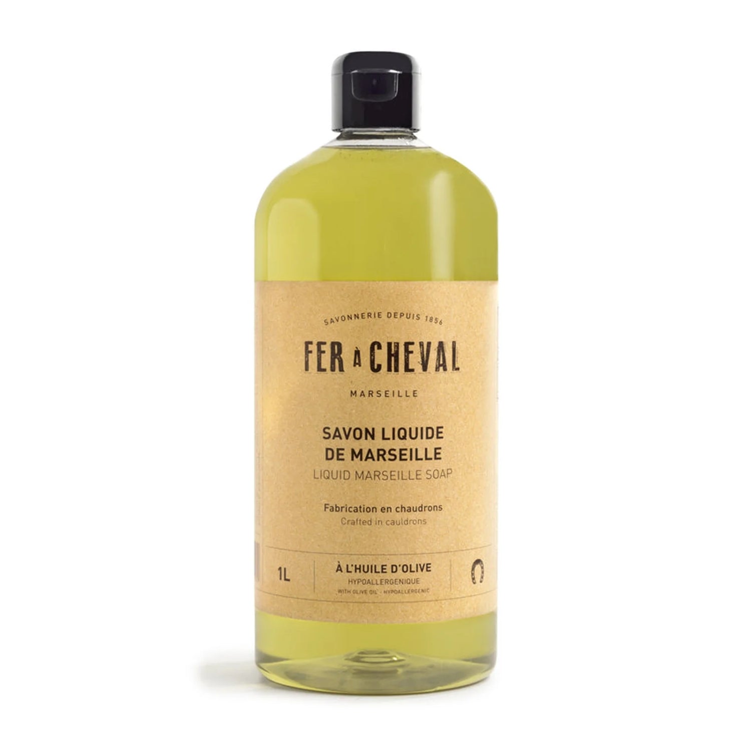 Himalaya Fer à Cheval Sapone Liquido di Marsiglia | Olio Oliva Pelli Sensibili | 1 L