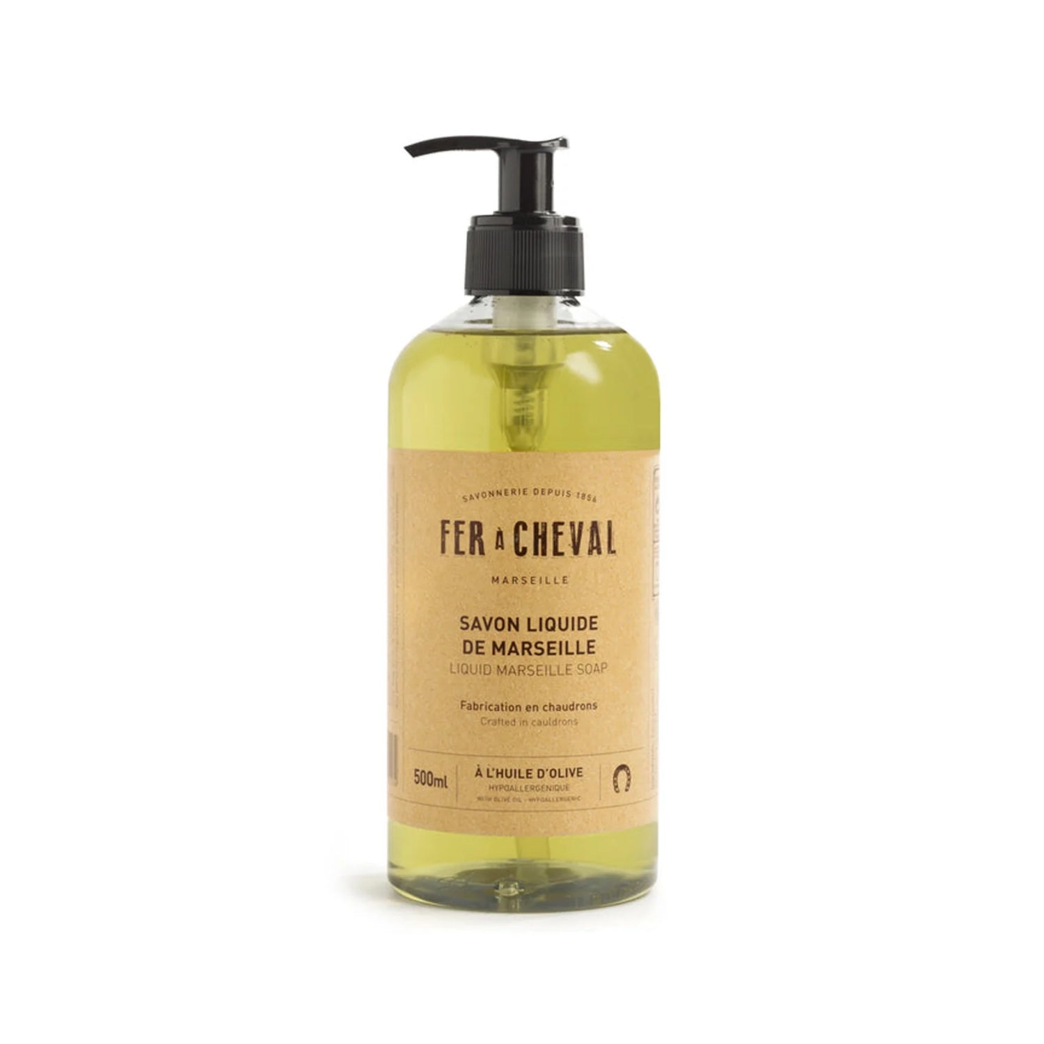 Himalaya Fer à Cheval Sapone Liquido di Marsiglia | Olio Oliva Pelli Sensibili | 500 ml