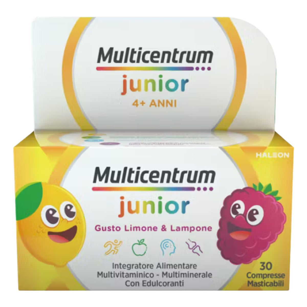 Multicentrum Junior | Integratore Multivitaminico Bambini | 30 Compresse Masticabili  