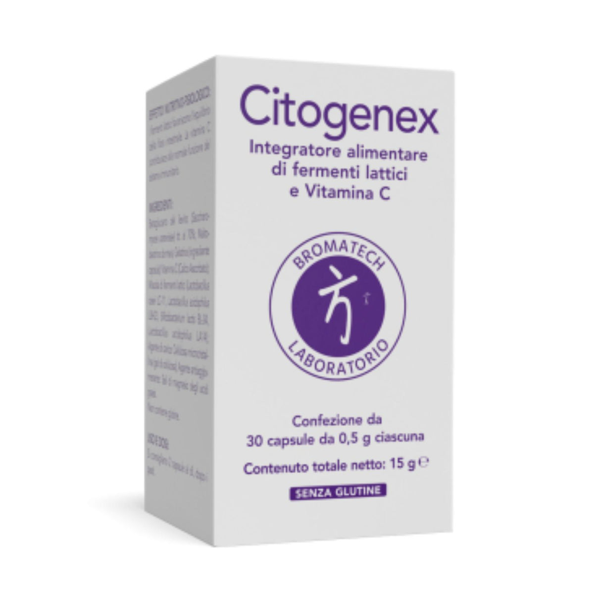 Citogenex | Fermenti Lattici Vitamina C e Beta-Glucano | 30 Capsule  