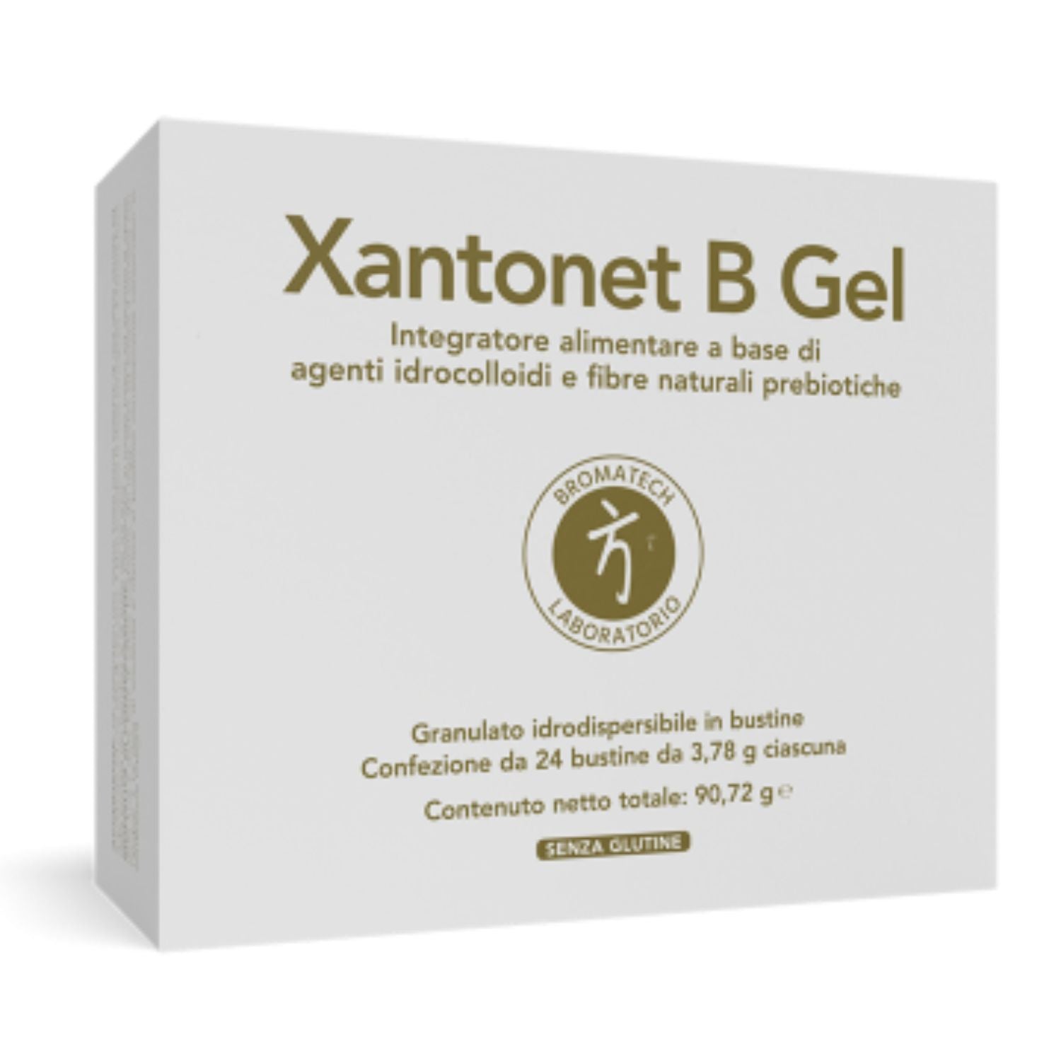 Xantonet B Gel | Prebiotici Transito Intestinale Malva Baobab | 24 Bustine
