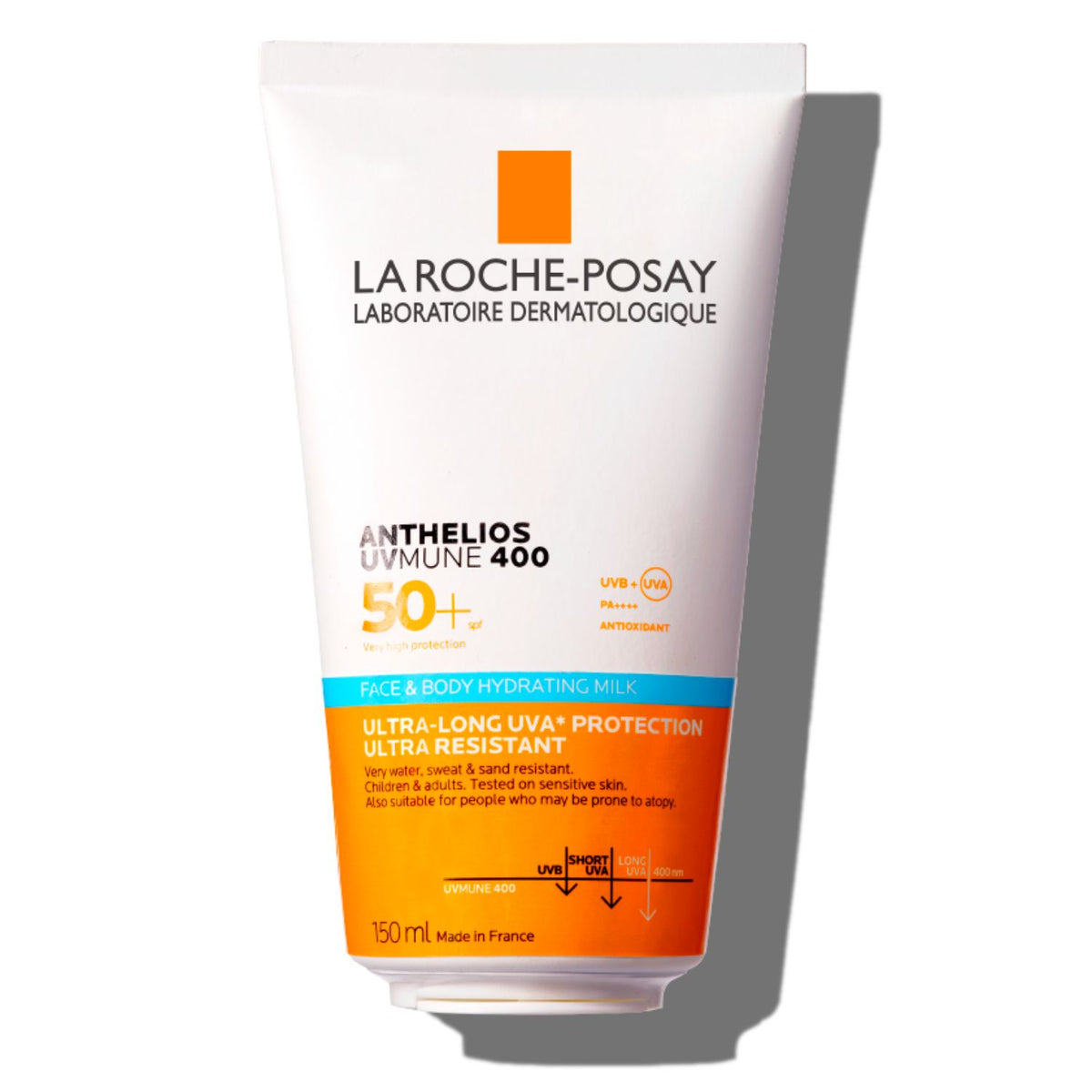 La Roche Posay Anthelios UVMune 400 Latte Idratante Viso Corpo SPF50+ | Protezione Solare Pelle Sensibile | 150ml  