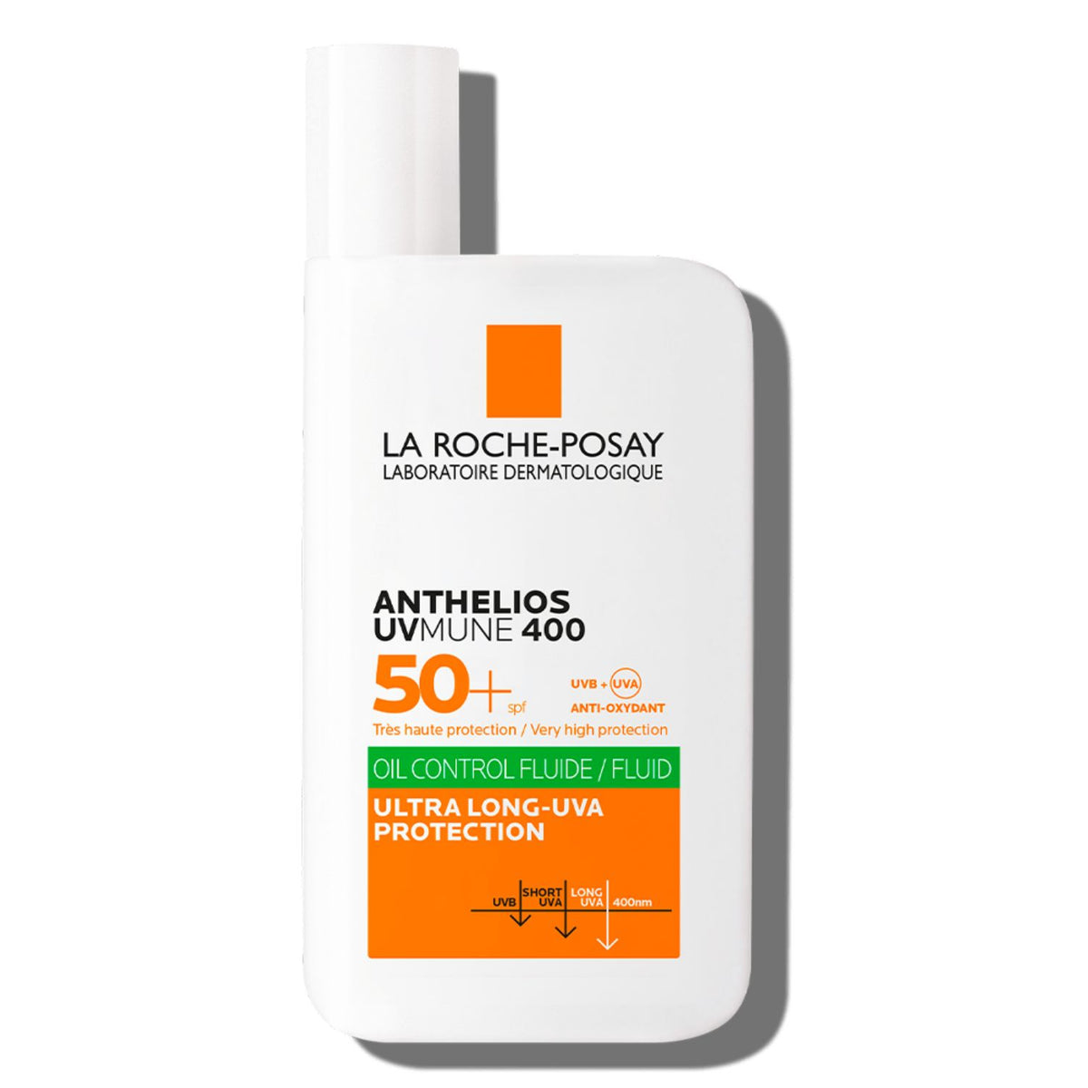 La Roche Posay Anthelios UVMune 400 Fluido Oil Control SPF50+ | Protezione Solare Pelle Grassa | 50ml  