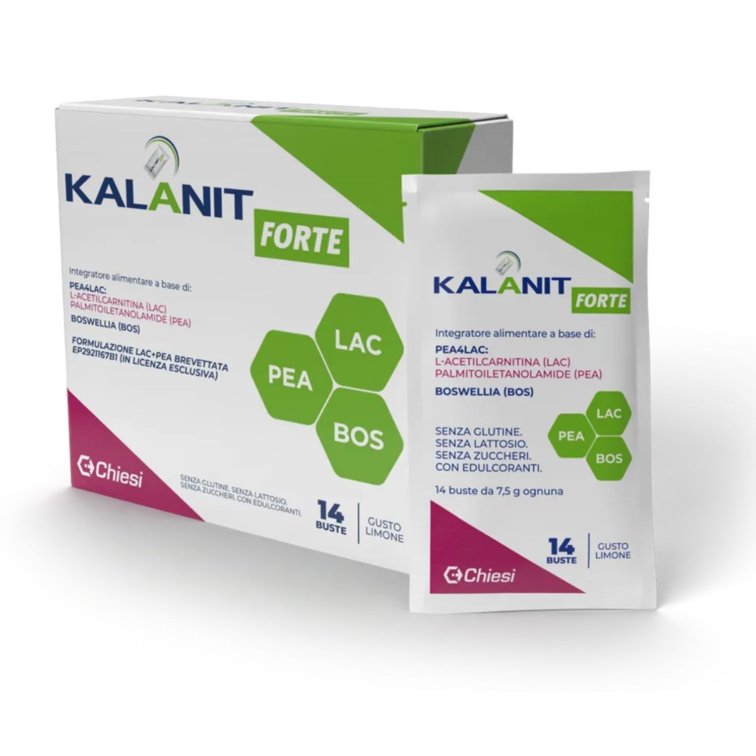 Kalanit Forte | Integratore Sistema Nervoso PEA Acetilcarnitina | 14 Bustine