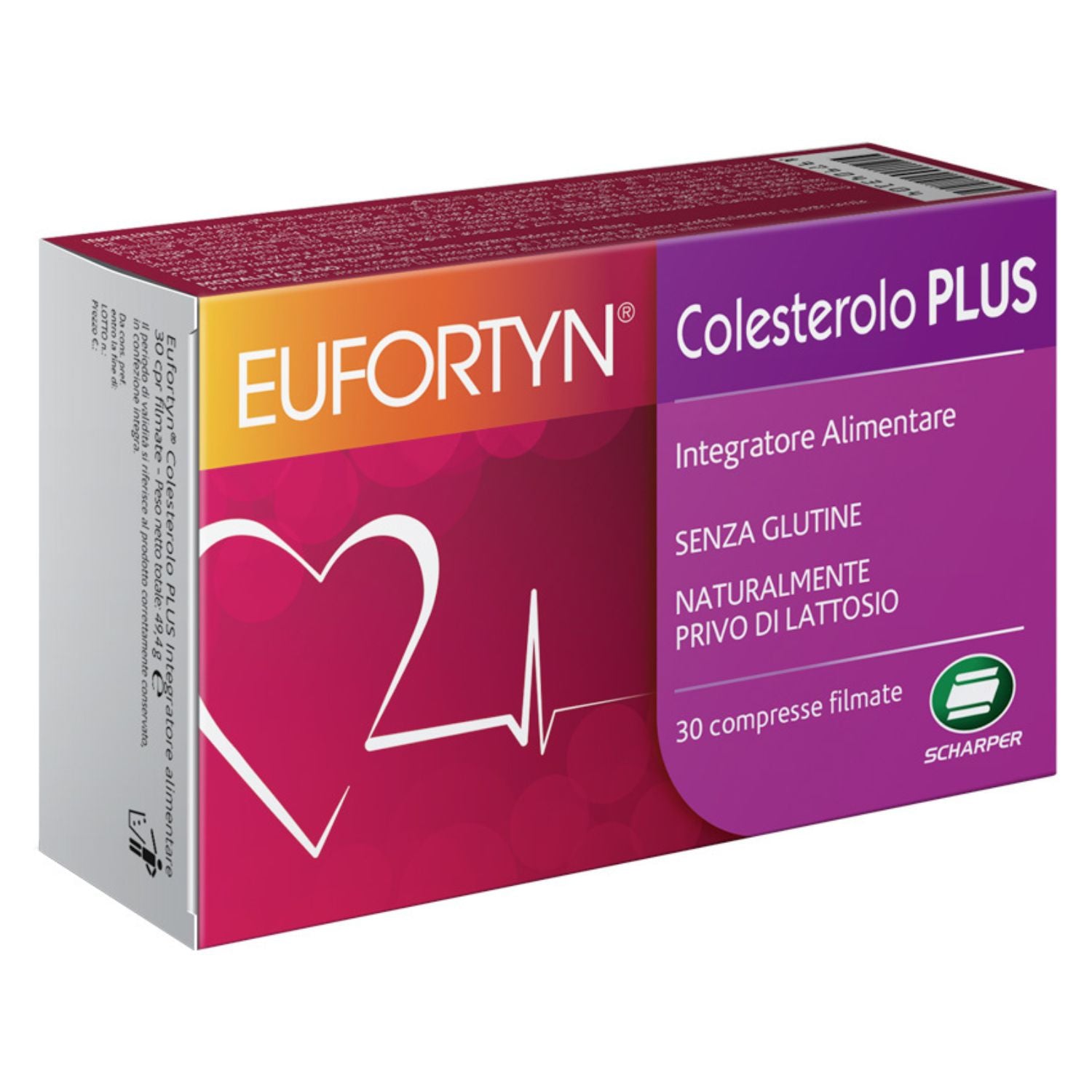 Eufortyn Colesterolo Plus | Integratore Controllo Lipidi | 30 Compresse