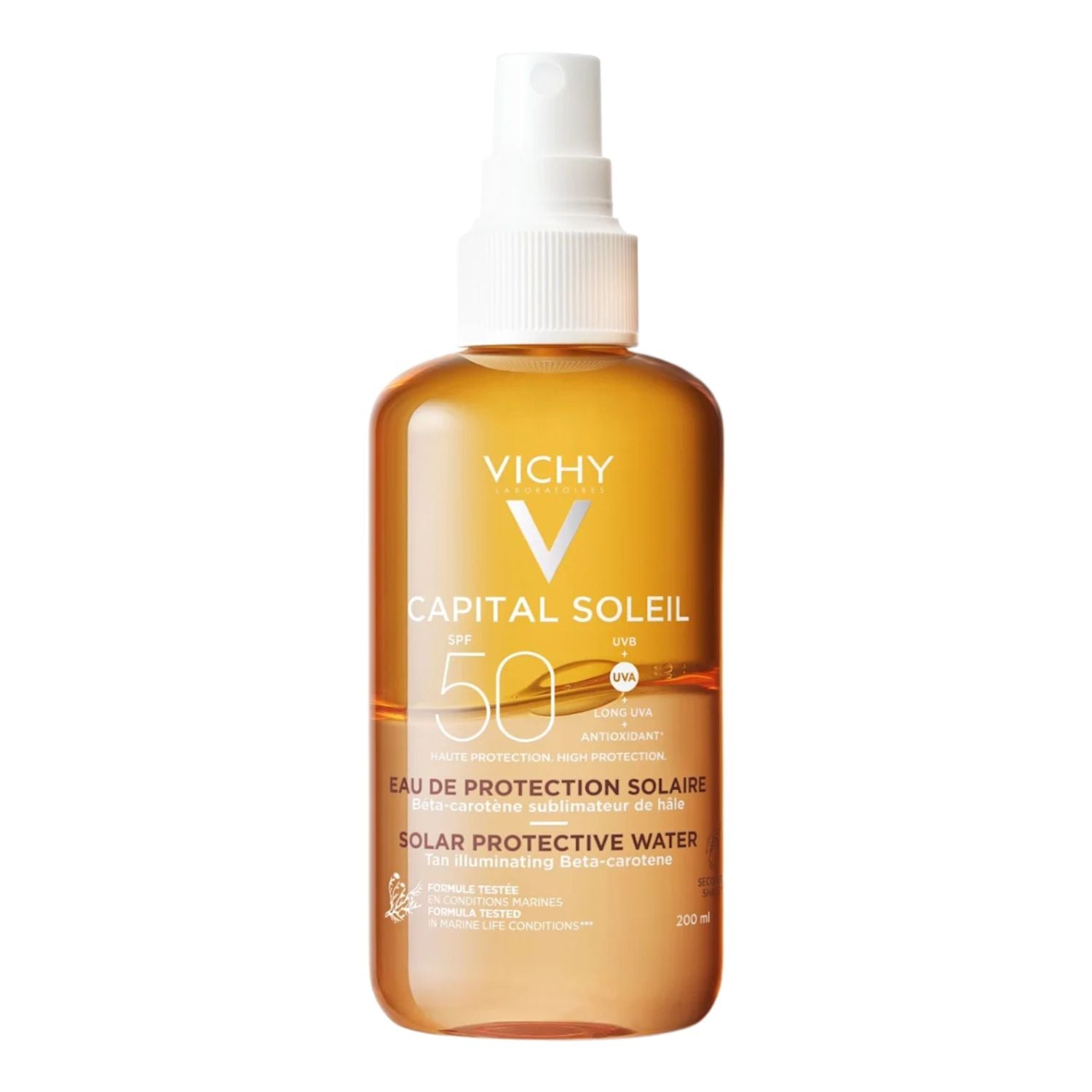 Vichy Capital Soleil | Acqua Solare Corpo Abbronzatura Intensa SPF50+ | 200ml