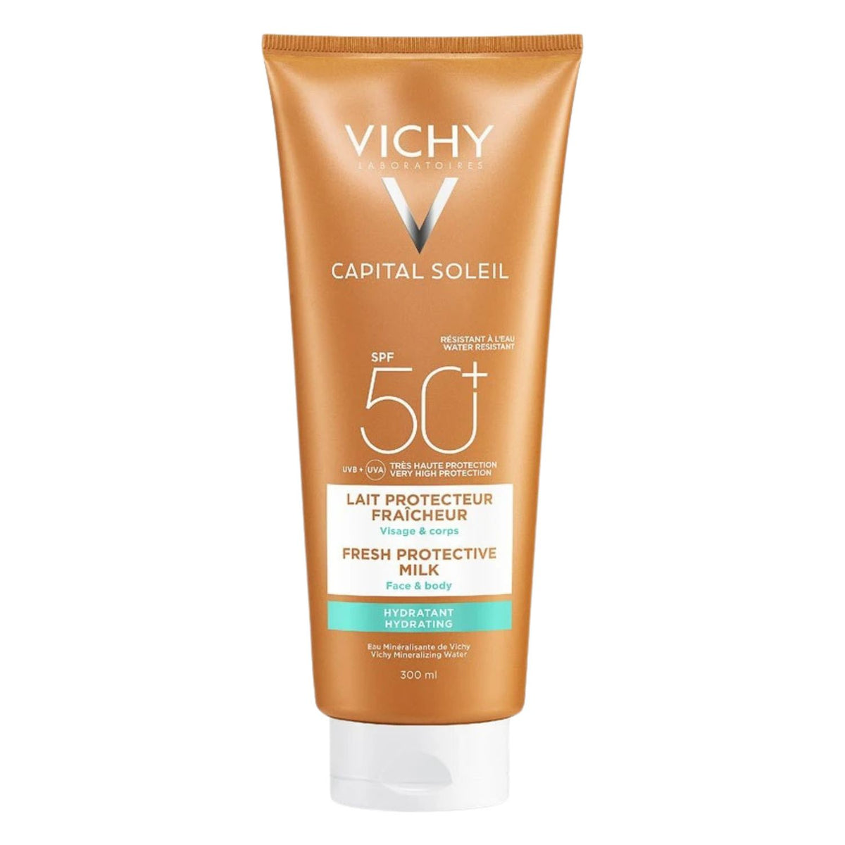 Vichy Capital Soleil | Latte Solare Idratante Viso e Corpo SPF50+ | 300ml  
