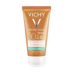 Vichy Capital Soleil | Emulsione Solare Viso Anti-Lucidità Effetto Asciutto SPF30 | 50ml  
