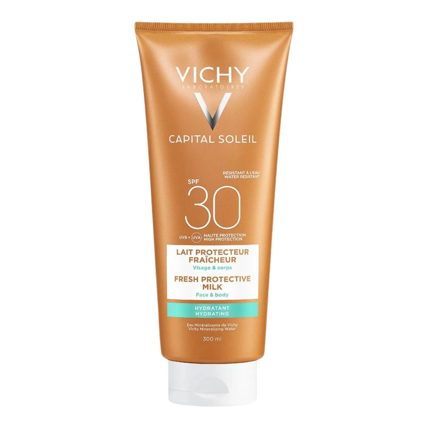 Vichy Capital Soleil | Latte Solare Idratante Viso e Corpo SPF30 | 300ml