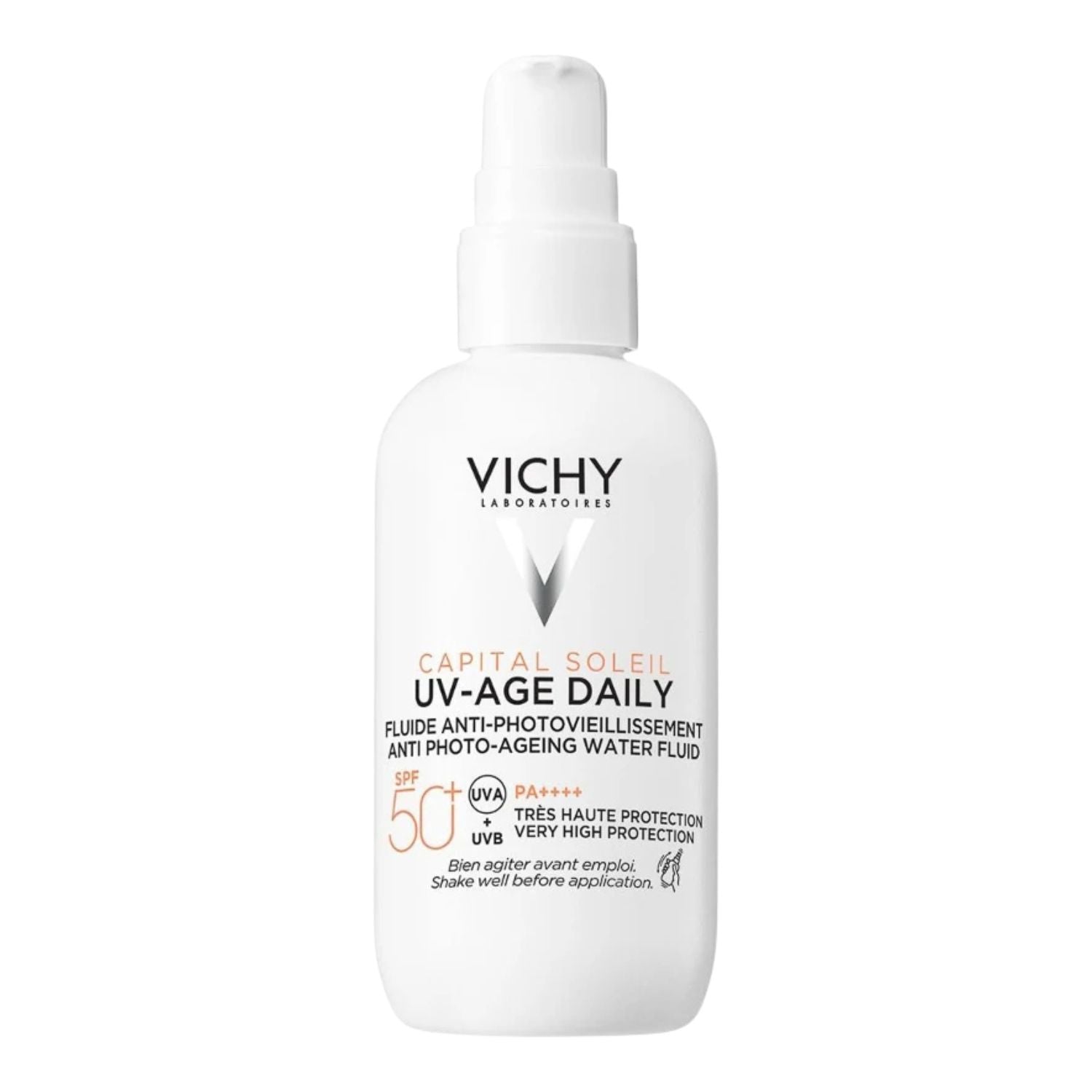 Vichy Capital Soleil UV-Age Daily | Fluido Solare Viso Anti-Età SPF50+ | 80ml