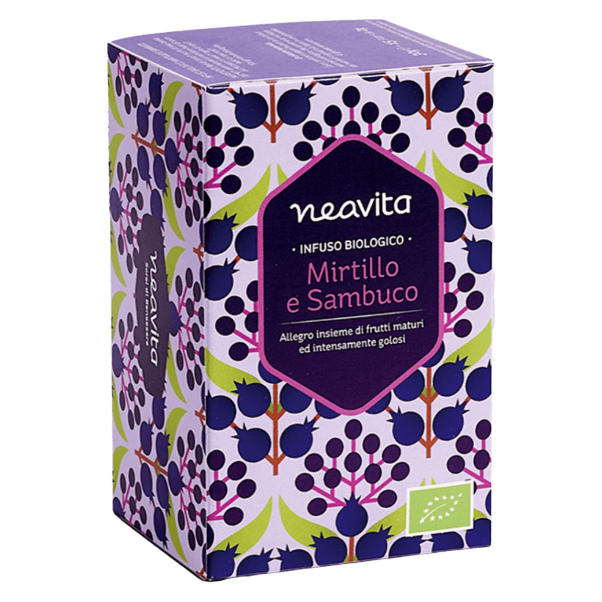 Neavita Mirtillo e Sambuco | Infuso Biologico | 15 Filtri  