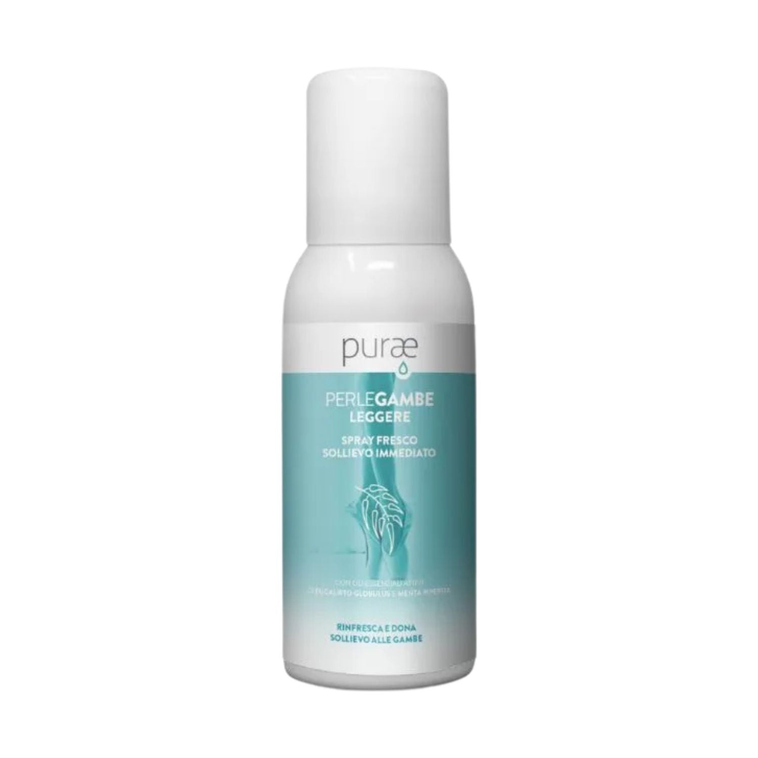 Purae Perlegambe | Spray Fresco Gambe Leggere Sollievo Immediato | 60ml
