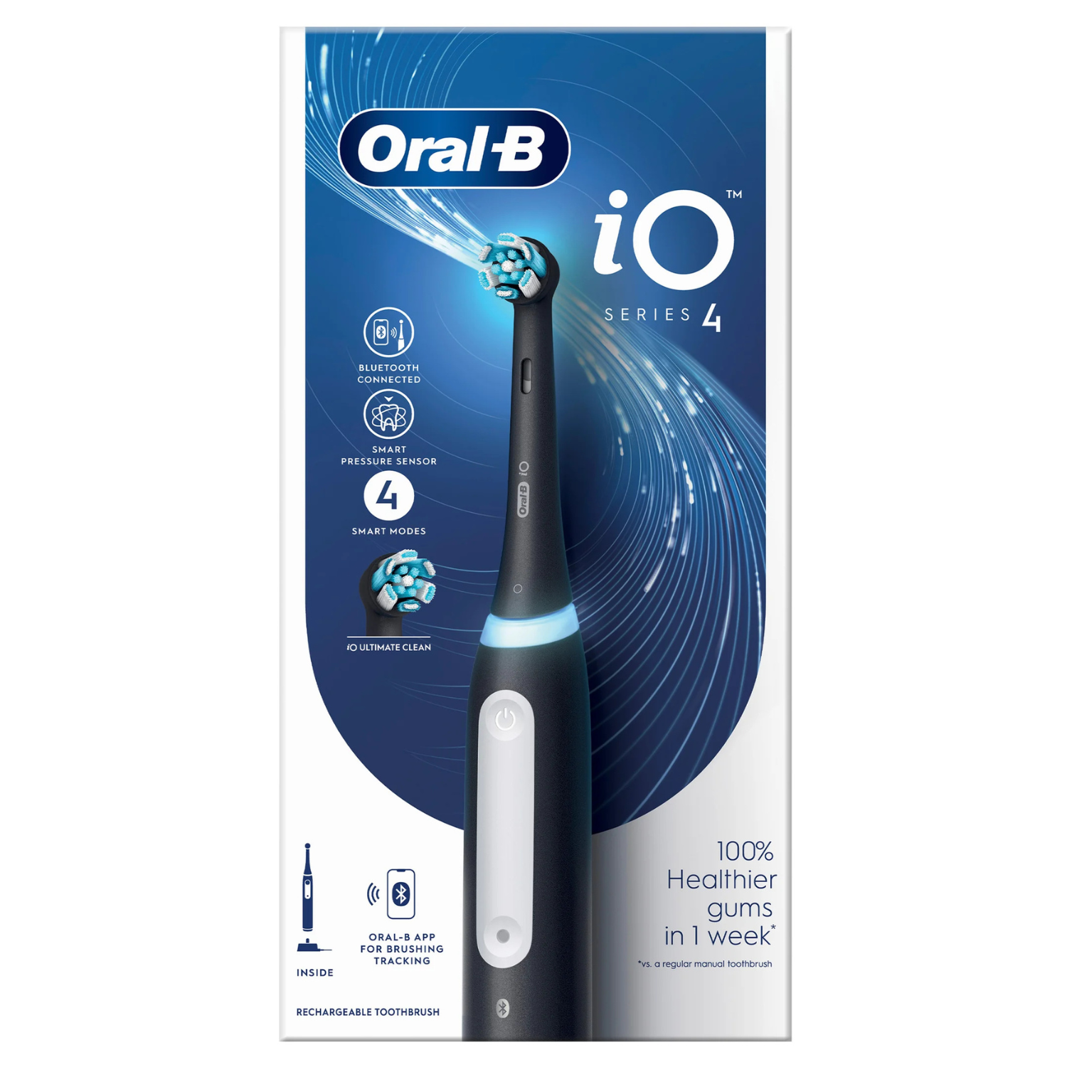 Oral-B iO Serie 4 Spazzolino Elettrico Black