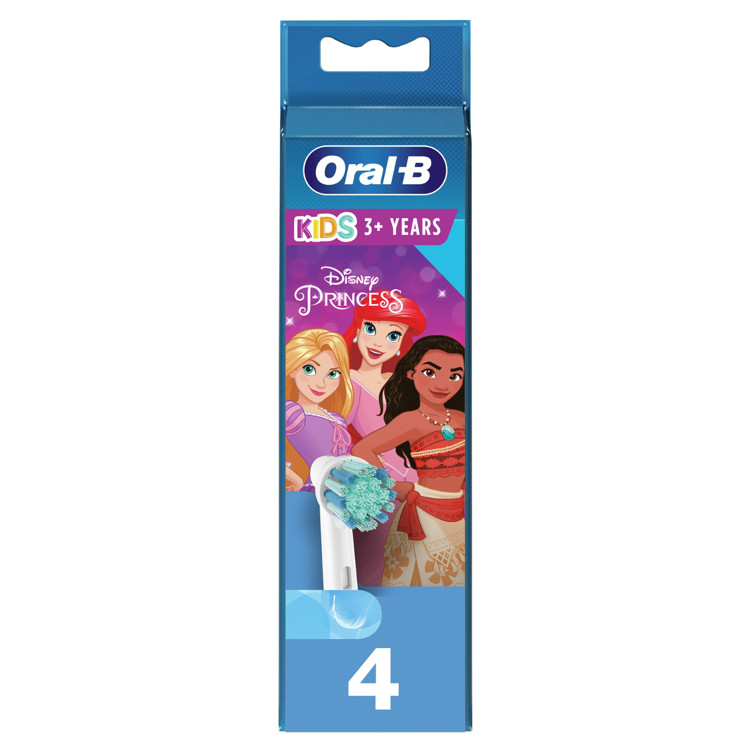 Oral-B Testine Di Ricambio Cars / Mickie / Princess 4 Pezzi