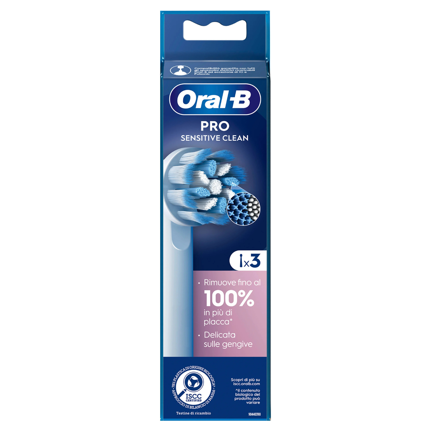 Oral-B Testine Di Ricambio Power Refill Sensitive 5 Pezzi