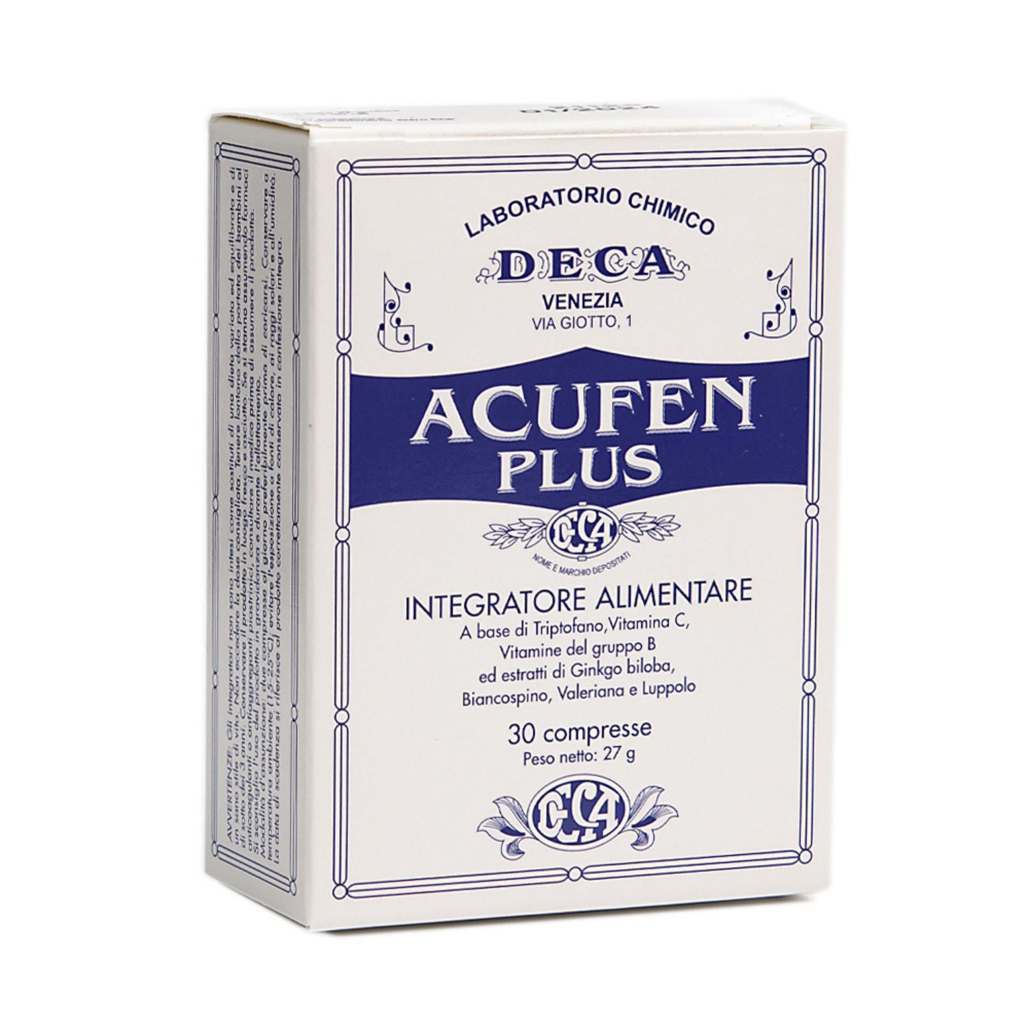 Acufen Plus | Integratore Rilassamento e Microcircolo | 30 Compresse