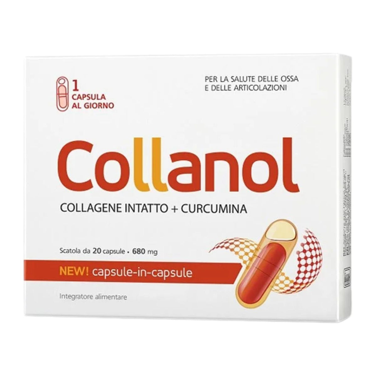 Collanol | Integratore Ossa Articolazioni Cartilagini | 20 Capsule  