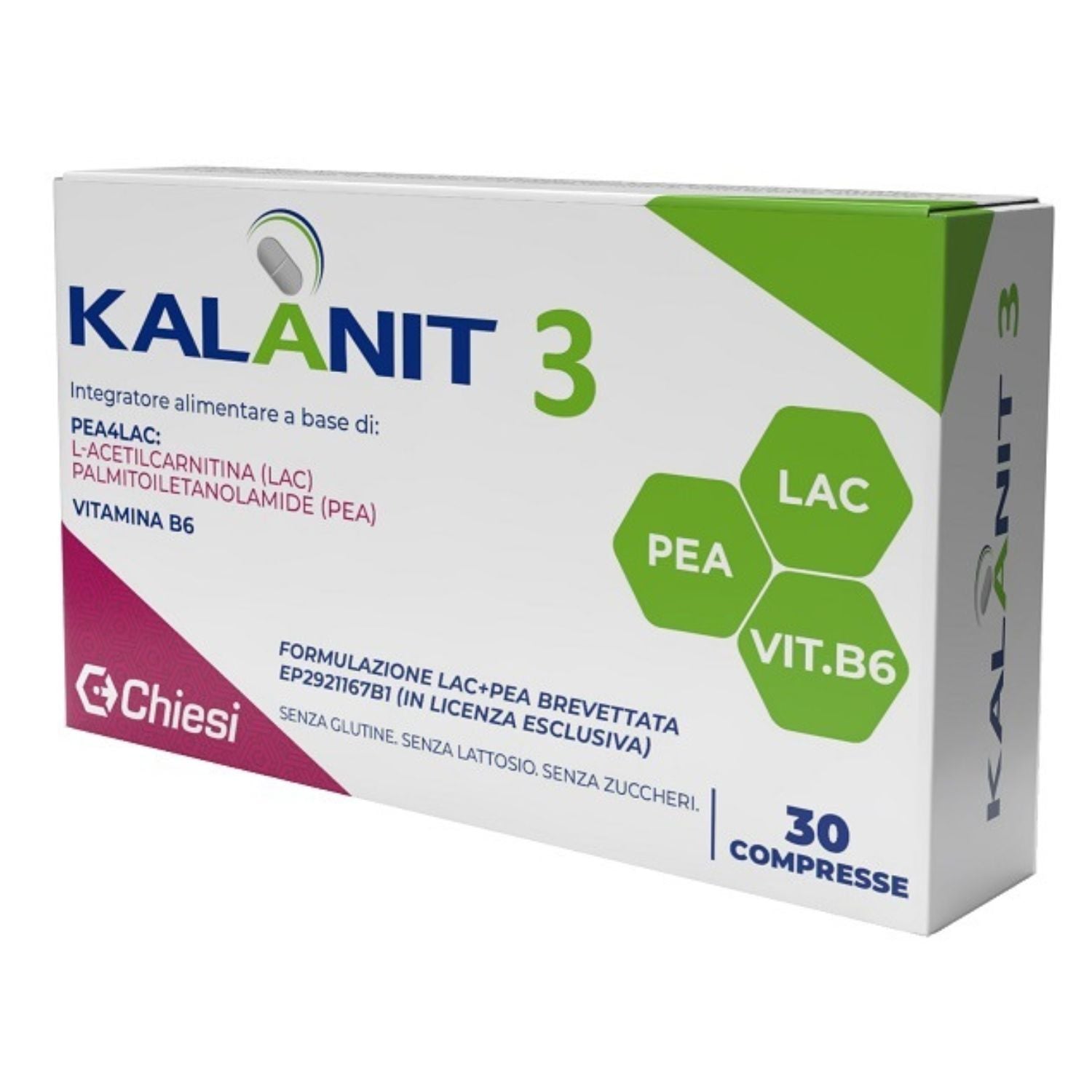 Kalanit 3 | Integratore Sistema Nervoso PEA Acetilcarnitina | 30 Compresse