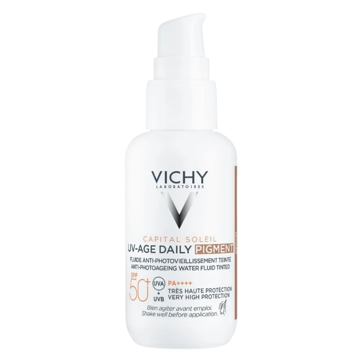 Vichy Capital Soleil UV-Age Daily | Fluido Solare Viso Colorato Medium Anti-Età SPF50+ | 40ml  