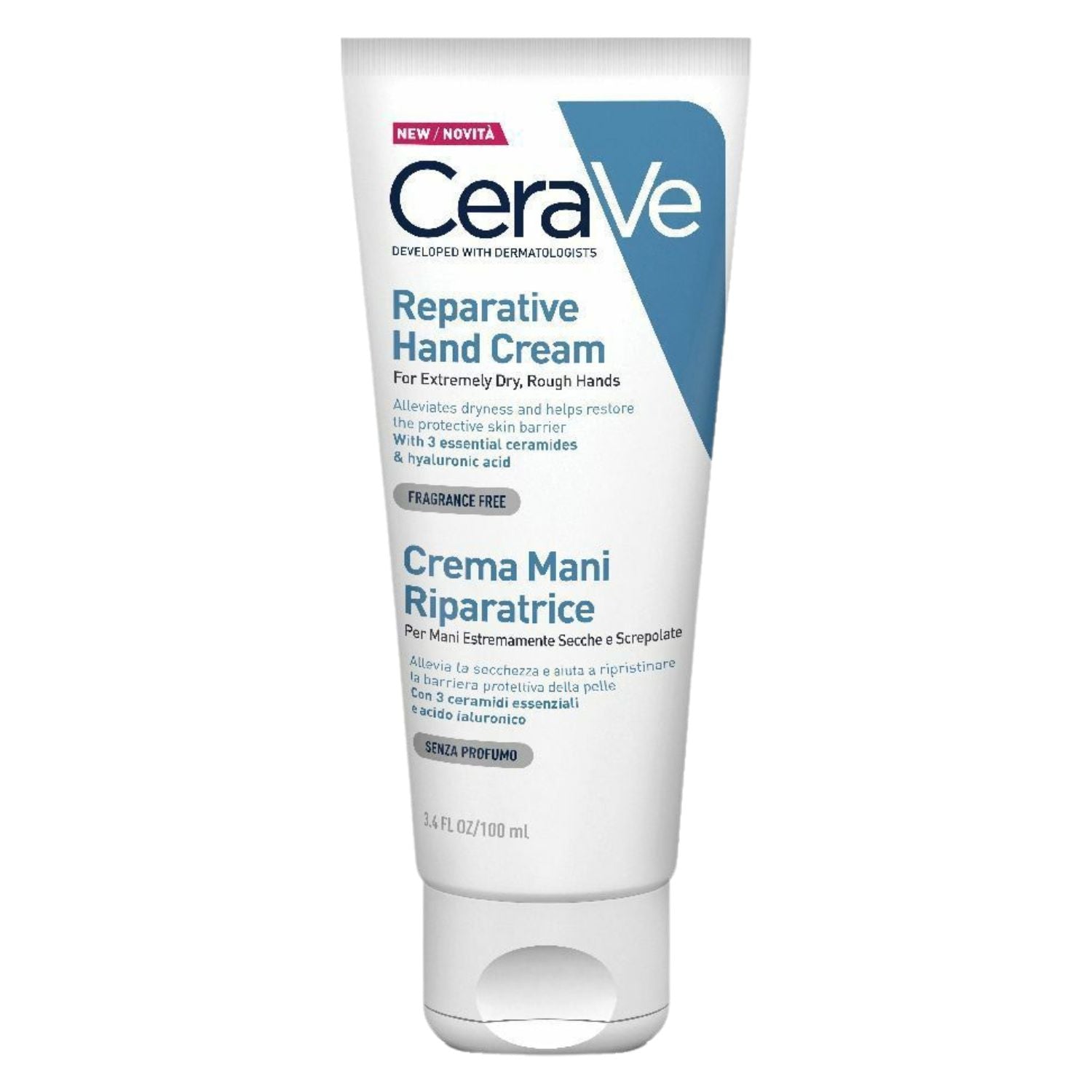 CeraVe | Crema Mani Riparatrice Mani Molto Secche Screpolate | 100ml