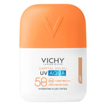 Vichy Capital Soleil UV Aqua | Fluido Solare Viso Colorato Light Idratante SPF50+ | 50ml  