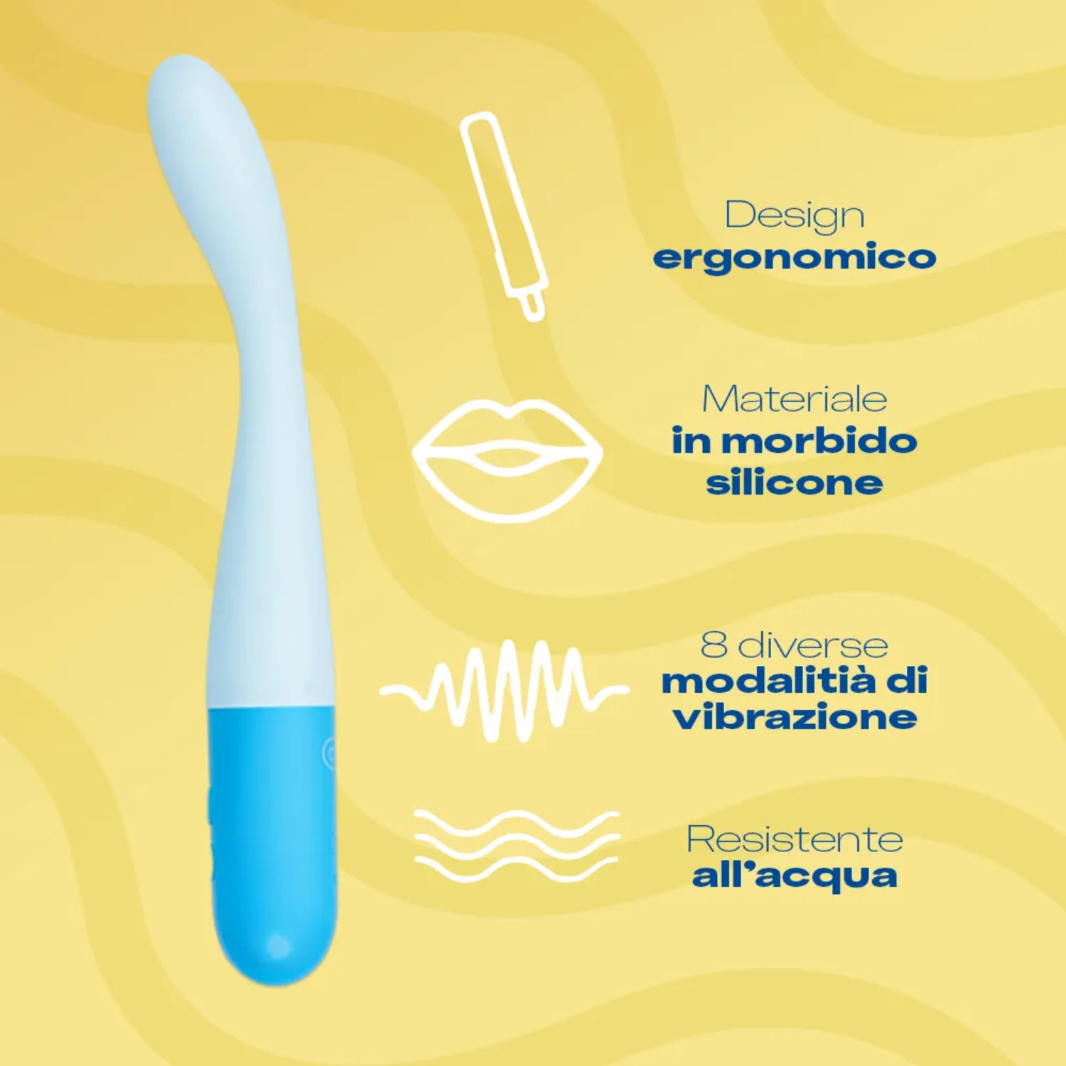 Durex Play Ice Breaker | Vibratore Slim Flessibile Waterproof | 1 Pezzo