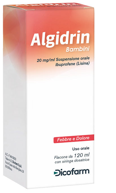 ALGIDRIN 20MG/ML Sospensione 120ML + Siringa Dosatrice

