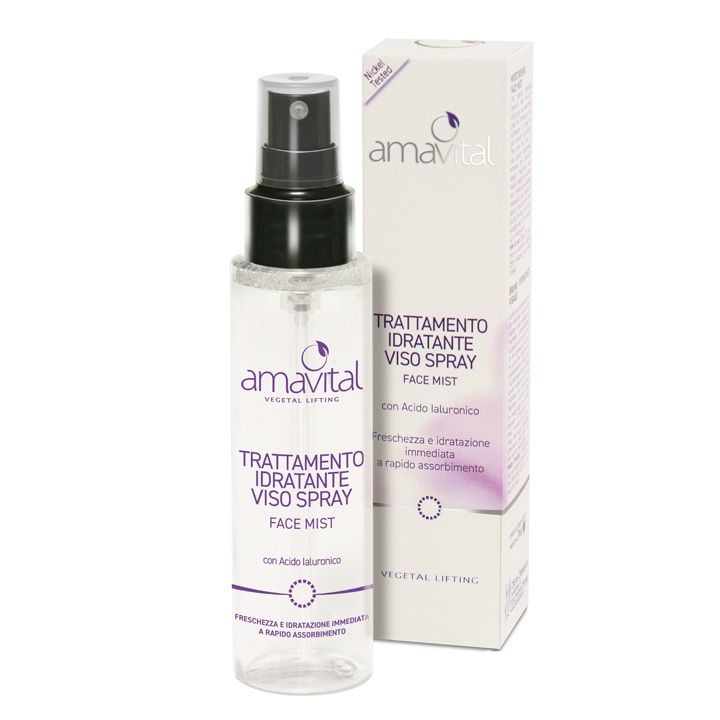Amavital Vegetal Lifting Spray Viso | Idratante Rinfrescante | 110 ml  