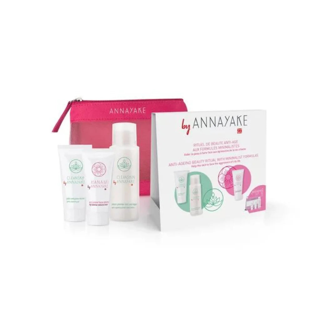 Annayake Coffret Hanami | Cofanetto Trousse Weekend Clean Beauty | 3 Pezzi