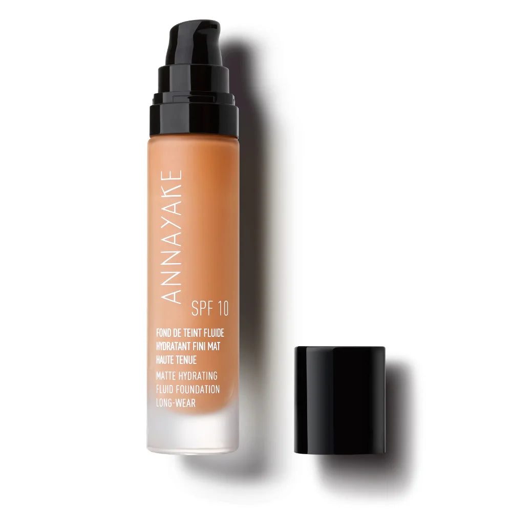 Annayake Make Up Fond De Teint Fluide Fini Mat Haute Tenue 20 Medium Rosé Flacone Dosatore 30ml