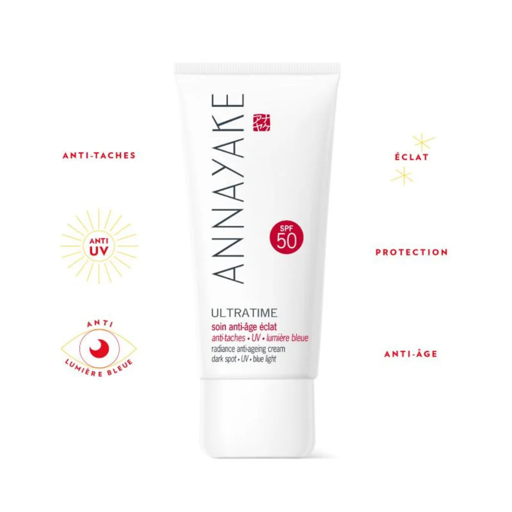 Annayake Ultratime | Crema Viso Anti-Età SPF50 Anti-Macchie Luce Blu | 50ml 3