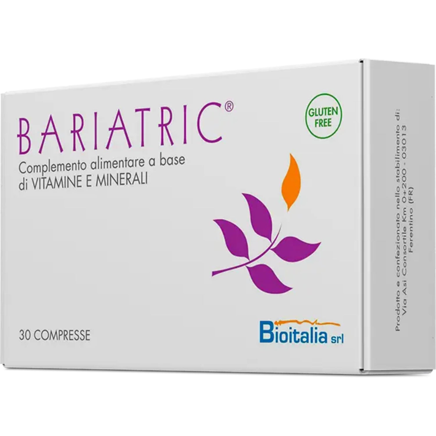 Bariatric integratore vitamine minerali ferro magnesio zinco 30 Compresse