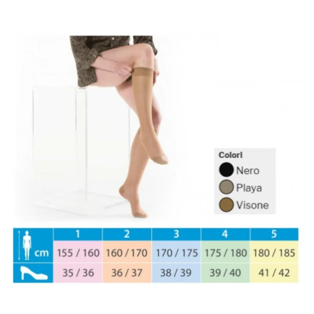 Kamila Bas New 140 Den Gambaletto Maglia A Doppia Rete Playa Tg 5