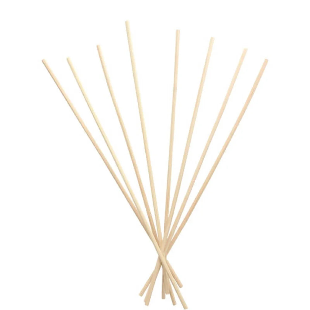 Nasoterapia Bastoncini in Fibra Ecrù 28 cm Ricambio per Diffusore di Essenze Da 200ml 8 Pezzi