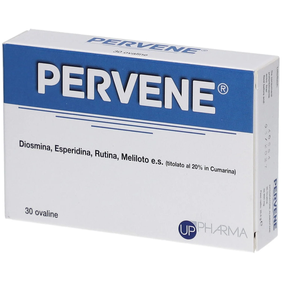 Pervene | Integratore Circolazione Venosa Diosmina Troxerutina | 30 Ovaline  
